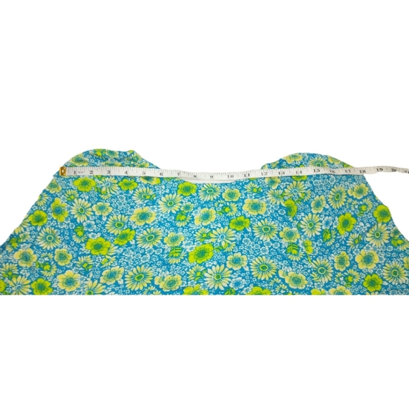 BP Dress Size S Blue Green Floral - Picture 3 of 12